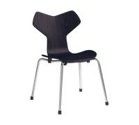 Fritz Hansen Silla infantil Grand Prix Midnight blue fresno pintado-cromo