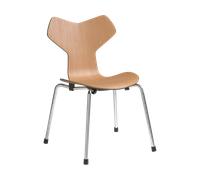 Fritz Hansen Silla infantil Grand Prix Oregon pine-cromo