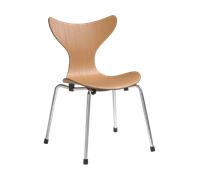 Fritz Hansen Silla infantil Liljan Oregon pine-cromo