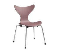Fritz Hansen Silla infantil Liljan Wild rose fresno pintado-cromo