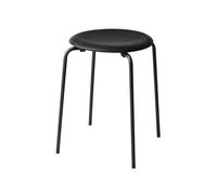 Fritz Hansen Taburete Dot cuero Cowboy black