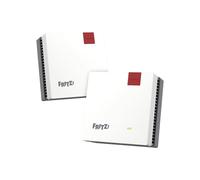 Mesh Set 20003112 Sistema WI-Fi Mesh DuaL-Band [2.4 Ghz/5 Ghz] WI-Fi 6 [802.11ax] Rosso, Bianco Interno (avm Fritz!mesh Set 1600 2er Pack [2x Fritz!r