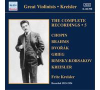 Fritz Kreisler Kreisler: The Complete Recordings - Volume 5 (CD) Album
