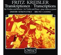 Fritz Kreisler : Transcriptions pour violon et piano. Canino.