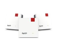 FRITZ!Mesh Set 1600 3-pack 3x FRITZ!Repeater 1200 AX, WiFi 6 doble banda hasta 3.000 Mbps
