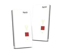 FRITZ! Mesh Set 2700 (juego de 2) | Wi-Fi 7 ultrarrápido hasta 6500 Mbit/s | Cobertura Wi-Fi 5-7 habitaciones | Ideal para enrutadores o módems de fibra óptica (ONT) | Configuración sencilla |