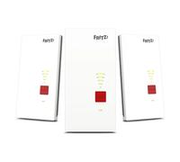 FRITZ!Mesh Set 2700, juego de 3 unidades 3 unidades de FRITZ!Repeater 2700, WiFi 7 de doble banda con una velocidad de hasta 6.500 Mbit/s