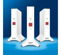 FRITZ!Repeater FRITZ!Mesh Set 4200 3-pack Edition Inter Repetidor de red 4200 Mbit/s Rojo, Blanco