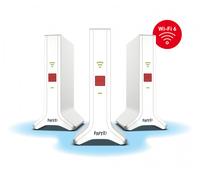 FRITZ!Repeater FRITZ!Mesh Set 4200 3-pack Edition Inter Repetidor de red 4200 Mbit/s Rojo, Blanco