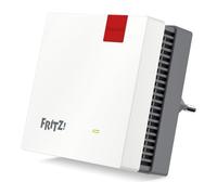 FRITZ!Mesh Wi-Fi Extender 1600 | Ampliar Wi-Fi Mesh | Wi-Fi 6 con 3 Gbps | Wi-Fi dual band (2,4/5 GHz), ideal para streaming y navegar, compacto, gran alcance, configuración sencilla. Made in Europe.