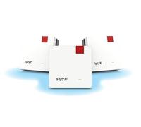 Fritz!Mesh Wi-Fi Set 1600 (Paquete de 3) - Mesh WiFi de hasta 3.000Mbit/s, Doble Banda, Plug & Play, Compatible con Todos los enrutadores, actualizaciones gratuitas, Hecho en Europa, 5 años de
