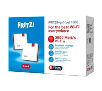 Fritz! mesh wifi set 1600 2-pk repeater wifi6