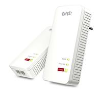 FRITZ Powerline 1240 AX WLAN Set 2x adaptador (1240 AX + 1210), conexión estable a través del cable de alimentación