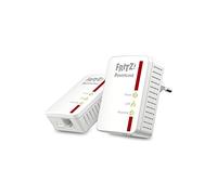 Fritz!Powerline 510E Set International - Adaptador/Extensor de Red por línea Eléctrica, PLC, Compatible IEEE P1901, 500 Mbps, 1 Puerto LAN Fast Ethernet