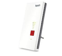 Fritz!Repeater 2400 International - Repetidor/Extensor WiFi AC+N, Banda Dual(1.733 Mbps/5 GHz y 600 Mbps/2,4 GHz), Mesh, Punto de Acceso WiFi, 1 Puertos LAN Gigabit, WPS, Interfaz en Español