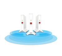 FRITZ!Repeater FRITZ!Mesh Set 4200 3-pack Edition Inter Repetidor de red 4200 Mbit/s Rojo, Blanco