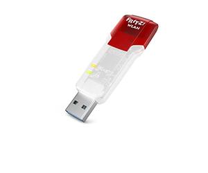 Fritz!WLAN USB Stick AC 860 International - Adaptador inalámbrico USB, WiFi AC hasta 866 Mbps en 5 GHz, WiFi N hasta 300 Mbps en 2, 4 GHz (Banda Dual), Compatible con Cualquier Router WiFi