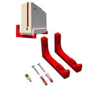 FritzBox 5690 Pro - Soporte de pared para AVM Fritz! FritzBox 5690 Pro (incluye material de fijación), color rojo