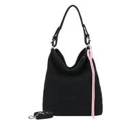 Fritzi aus Preußen Bitzi01 Suede Jacky Hobo Bag Black