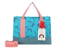 Fritzi aus Preußen Fritzi x Frida Kahlo Bolsa de compras 40 cm azul