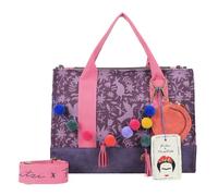 Fritzi aus Preußen Fritzi x Frida Kahlo Bolsa de compras 40 cm púrpura
