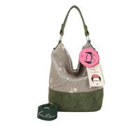 Fritzi aus Preußen Fritzi x Frida Kahlo Bolsa de hombro 37 cm verde