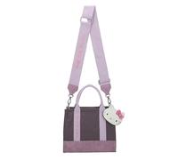 Fritzi aus Preussen Hello Kitty Fritzi Izzy09 Canvas Purple Cat, Cruz Mujeres, Morado, Einheitsgröße
