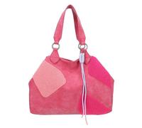 Fritzi aus Preußen bolso shopper bolso de hombro Izzy Medium Limited Happy Flocked Soft Berry rosa
