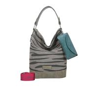 Fritzi aus Preussen - Izzy07 Canvas 0514 Zebra Wild, bolsa de vagabundo Mujer, Zebra Wild,