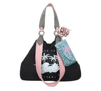 Fritzi aus Preußen Izzy Limited Barbie Malibu Denim Bolsa de compras 42 cm negro