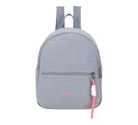 Fritzi Backpack Lea Blue Grey Mujer Mochila Nailon Cremallera Bolsillo Interior Compartimentos Mochila Urbana Bolso Ligera Uso Diario Ocio Viajes 25 x 29 x 10 cm, Gris Azulado