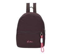 Fritzi Backpack Lea Espresso Mujer Mochila Nailon Cremallera Bolsillo Interior Compartimentos Mochila Urbana Bolso Ligera Uso Diario Ocio Viajes 25 x 29 x 10 cm, Espresso