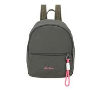 Fritzi Backpack Lea Olive Mujer Mochila Nailon Cremallera Bolsillo Interior Compartimentos Mochila Urbana Bolso Ligera Uso Diario Ocio Viajes 25 x 29 x 10 cm, Verde Oliva
