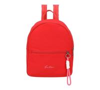 Fritzi Backpack Lea Red Mujer Mochila Nailon Cremallera Bolsillo Interior Compartimentos Mochila Urbana Bolso Ligera Uso Diario Ocio Viajes 25 x 29 x 10 cm, Rojo Vino