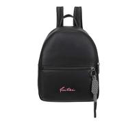 Fritzi Backpack Lou Black Mujer Mochila Piel Sintética Cremallera Bolsillo Interior Compartimentos Mochila Urbana Bolso Ligera Uso Diario Ocio Viajes Escuela Trabajo 25 x 29 x 10 cm, Negro