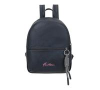 Fritzi Backpack Lou Blue Mujer Mochila Piel Sintética Cremallera Bolsillo Interior Compartimentos Mochila Urbana Bolso Ligera Uso Diario Ocio Viajes Escuela Trabajo 25 x 29 x 10 cm, Azul