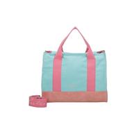 Fritzi Canvas Tote Bag Uni bolso mujer canvas shopper bolso tote hombro cierre cremallera 29,5 x 40 x 14 cm - Negro, Rosa, Naranja, Lila, Menta, Azul, Verde Oliva, Violeta, Marrón, Beige, Amarillo