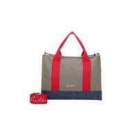 Fritzi Canvas Tote Bag Uni bolso mujer canvas shopper bolso tote hombro cierre cremallera 29,5 x 40 x 14 cm - Negro, Rosa, Naranja, Lila, Menta, Azul, Verde Oliva, Violeta, Marrón, Beige, Amarillo