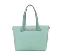 Fritzi Cloud Shopper Jade Shopper Bolso Shopper de Nylon Ultraligero Vegano para Mujer Bolso de Mano y Hombro con Cremallera Bolsillos Interiores 29,5 x 37 x 13 cm, Verde