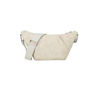 Fritzi Croissant Cross Light Beige Bolso Bandolera para Mujer de Piel Sintética Vegana Bolso Crossbody y de Hombro para Ciudad Festival y Diario con Compartimentos Ocultos 24 x 25 x 9 cm, Blanco