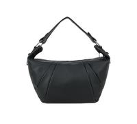 Fritzi Croissant Hobo Black Bolso Bandolera para Mujer de Piel Sintética Vegana Bolso de Hombro y Mano para Diario Ciudad y Festival con Compartimentos Ocultos 25 x 30 x 13 cm, Negro