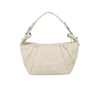 Fritzi Croissant Hobo Light Beige Bolso Bandolera para Mujer de Piel Sintética Vegana Bolso de Hombro y Mano para Diario Ciudad y Festival con Compartimentos Ocultos 25 x 30 x 13 cm, Blanco