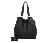 Fritzi Eco Joy01 Shopper Black bolso shopper mujer cuero vegano bolso hombro oficina uso diario ciudad cierre magnético correa ajustable 33 x 32 x 16 cm, Negro