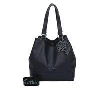 Fritzi Eco Joy01 Shopper Blue bolso shopper mujer cuero vegano bolso hombro ocio ciudad moderno cierre magnético correa ajustable 33 x 32 x 16 cm, Azul