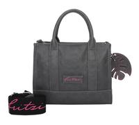 Fritzi Eco Square Anthra bolso crossbody mujer textil sintético bolso hombro bolso mano oficina uso diario ciudad cierre cremallera correa ajustable 21 x 26 x 9 cm, Antracita