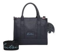 Fritzi Eco Square Blue bolso crossbody mujer textil sintético bolso hombro bolso mano viajes ciudad cierre cremallera correa ajustable 21 x 26 x 9 cm, Azul