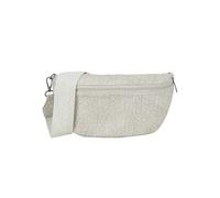 Fritzi Ella Bum Bag Medium White Sand Riñonera Mujer Piel Sintética Vegana Bolso Cintura Crossbody y Bandolera Diseño Efecto Piel Estructurada Festival Ciudad Viajes Ocio 12 x 29 x 9 cm, Beige