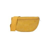 Fritzi Ella Bum Bag Medium Wild Sunset Riñonera Mujer Piel Sintética Vegana Bolso Cintura Crossbody y Bandolera Diseño Efecto Piel Estructurada Festival Ciudad Viajes Ocio 12 x 29 x 9 cm, Amarillo