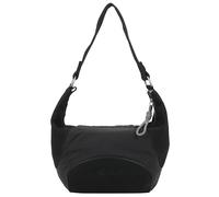 Fritzi Gimmy Sky Mix Anthra Black bolso hobo mujer nylon bolso hombro oficina uso diario ciudad cierre cremallera correa ajustable 24 x 32 x 6 cm, Negro
