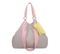 Fritzi Izzy Canvas Sand Shopper Bolso Shopper Grande de Algodón Mujer Tote Vegano con Funda Gafas Desmontable para Playa Ciudad Festival Mar 36 x 50 x 16 cm, Beige